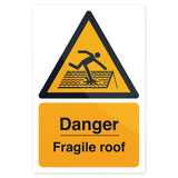 Danger Fragile Roof Sign