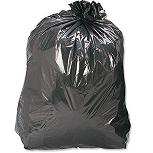 200 x Heavy Duty Black Bin Bags