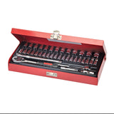 Socket Wrench Set 1/4" Drive Metric 38pce