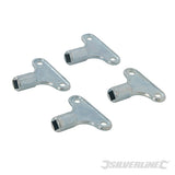 Radiator Bleed & Vent Key 4 Pack