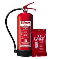 Bundle: 6L Water Extinguisher + Fire Blanket