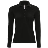 B&C Collection Ladies Long Sleeve Safran Polo Shirt