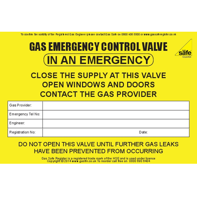 Gas ECV Labels