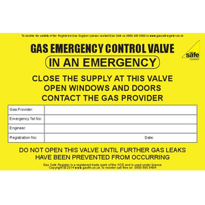 Gas ECV Labels