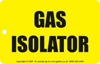 Gas Isolator Tag