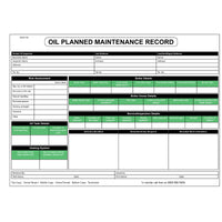 Oil Planned Maintenance Record