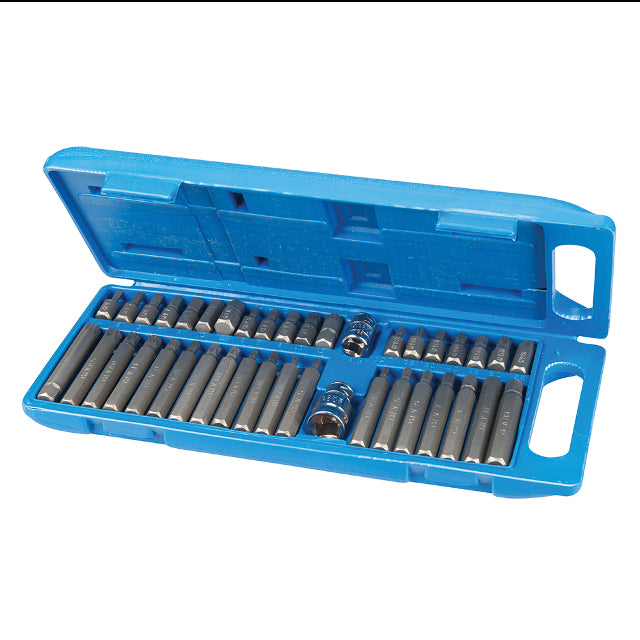 Hex, T20 - T55 & Spline Bit Set 40pce