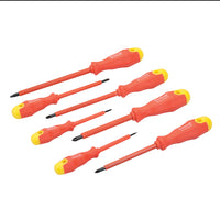 Insulated Soft-Grip Screwdriver Set 7pce