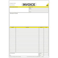 Personalised Invoice Book