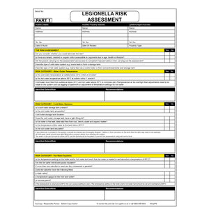 Legionella Risk Assessment Pad Part 1 and 2