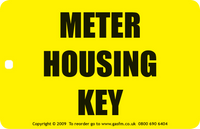 Meter Housing Key Tag