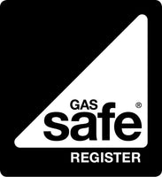 Black & White Gas Safe Window Decal