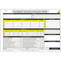 Personalised Non Domestic Gas Installation Safety Report Pad