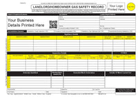 Gas Safe Landlord Homeowner Gas Safety Record