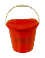 'D' Shaped Plastic Fire Bucket