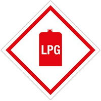 LPG Warning Label