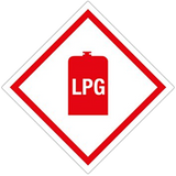 LPG Warning Label