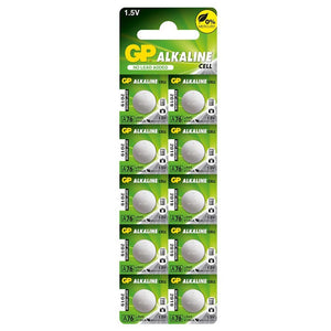 GP A76 LR44 Button Cell Batteries