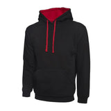 Uneek Contrast Hooded Sweatshirt (UC507)